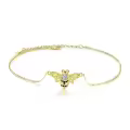 TOUPOP Sterling Silver Bee Anklets Beach Foot Jewelry-0-0