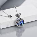 wholesale 925 Sterling Silver Labradorite Tree of Life Locket Necklace - Irish s for Women-0-5
