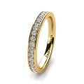 TOUPOP 10k/14k/18k Solid Gold Moissanite Personalized Engagement Ring-0-0