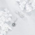 wholesale 925 Sterling Silver Spider Web Moonstone Leverback Earrings Animal-0-3