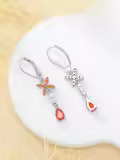 TOUPOP Sterling Silver Teardrop Geometry Dangling Drop Earrings Gifts For Women-0-2