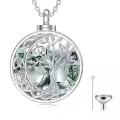 wholesale 925 Sterling Silver Dolphin & Ocean Waves Abalone Shell Cremation Pendant Necklace-0-1