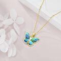 wholesale Sterling Silver Urone Butterfly Pendant Necklace for Women-0-8