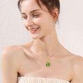 wholesale 14K Gold Sterling Silver Jade Tree of Life Necklace for Women-0-23