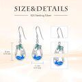 wholesale Palm Tree/sea Turtle/dolphin/flamingo Earrings 925 Sterling Silver Teardrop Ocean Earrings Blue Opal Wave Jewelry Summer Christmas Gifts For Women Her -0-5