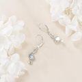 wholesale 925 Sterling Silver Moonstone Musical Note Leverback Earrings-0-4