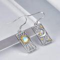 wholesale 925 Sterling Silver Sun and Moon Earrings for Women - Dangle Tarot Card s for Mom-0-1