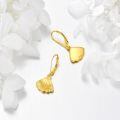 wholesale 925 Sterling Silver Plated Gold Shell Drop Earrings Minimalist s for Her-0-2