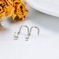 wholesale 925 Sterling Silver Cubic Zirconia Twist Screw Nose Stud 0.03-0.06 ct-0-1