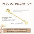 wholesale 14k Gold Star Pendant Chain With Lobster Clasp-0-1