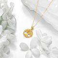 wholesale 14K Gold Tree Of Life Pendant Necklace - Real s For Women-0-2