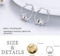 wholesale 925 Sterling Silver Elephant Huggie Hoop Earrings for Sensitive Ears-0-5
