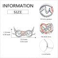 wholesale 925 Sterling Silver Infinity Love Heart Pendant Necklace - Mother's Day Gifts for Women and Girls-0-4