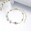 wholesale 14K Gold Evil Eye Bracelet for Women 8 Protection Jewelry Gift-0-2