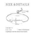 wholesale 925 Sterling Silver Faith Cross Bracelet-0-1
