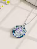 TOUPOP Sterling Silver Alexandrite Tree Of Life Necklace-0-1