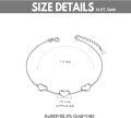 wholesale 14K Gold Fine Love Heart Charm Bracelet for Women 6-7-8 s-0-1