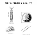 wholesale  Tree of Life Engraved Cremation Urn Keepsake Pendant with Free Backside Inscription -0-3