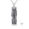 TOUPOP Sterling Silver Tree Of Life Urn Necklace For Ashes Memorial Jewelry-0-0