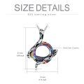 wholesale 925 Sterling Silver Engraved Snake Pendant Necklace-0-8