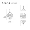 TOUPOP Sterling Silver Dangle Drop Hoop Earrings For Women Birthday Anniversary Christmas Gifts-0-3