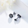wholesale 925 Sterling Silver Celtic Knot Earrings Wholesale Black Finish-0-5