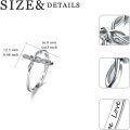 wholesale Infinity Cross Ring 925 Sterling Silver Celtic Knot Ring Irish Christian Jewelry Christmas Gifts For Women -0-1