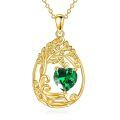 wholesale 925 Sterling Silver Heart Pendant Necklace Wholesale Gold Plated-0-17