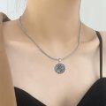 wholesale 925 Sterling Silver Saint Michael Protect Us Religious Pendant Necklace with Stainless Steel Chain-0-2