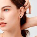 wholesale 925 Sterling Silver Celtic Knot Earrings Wholesale Black Finish-0-2