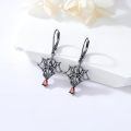 TOUPOP 925 Sterling Silver Dangle Earrings Coffin Bat Cat Spider Claddagh Music Note-0-3