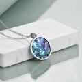 wholesale 925 Sterling Silver Abalone Shell Tree of Life Pendant Necklace for Women Christmas s-0-2