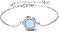 wholesale 925 Sterling Silver Opal Round Tree Of Life Urn Bracelet For Ashes Cremation Jewelry-0-0