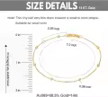 wholesale 14K 18K Gold Real Gold Bead Thin Chain Bracelet Wholesale for Women-0-1