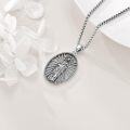 wholesale 925 Sterling Silver Virgin Mary Medal Pendant Necklace for Women Men -0-1