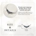 wholesale 925 Sterling Silver Bat Pendant Necklace with Chain 45cm Length-0-3