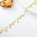 wholesale 14k Yellow Gold Faceted Ball Drop Dangle Chain Necklace For Women-0-3