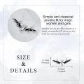 wholesale 925 Sterling Silver Black Enamel Bat Pendant Necklace for Women Girls Gothic Halloween s-0-4