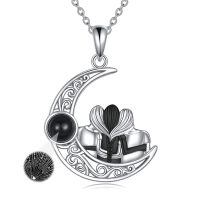 TOUPOP Sterling Silver Crystal Sisters Necklace For 3-undefined