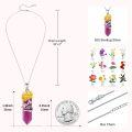 wholesale 925 Sterling Silver Pink Quartz Sunflower Pendant Necklaces - Mothers Day Gifts for Mom-0-5