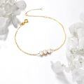 wholesale 14K Gold Freshwater Pearl Anklet for Women-0-2