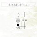 wholesale 925 Sterling Silver Black Onyx Celtic Knot Leverback Earrings-0-5