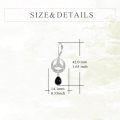 wholesale 925 Sterling Silver Celtic Trinity Knot Drop Earrings With Black Onyx Stones-0-5