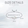 wholesale  Sterling Silver Gemstone Dainty Link Bracelet for Women -0-11