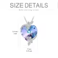 TOUPOP Sterling Silver Crystal Dragonfly Butterfly Pendant Necklace-0-4