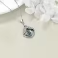 wholesale 925 Sterling Silver Moonstone Lapis Larimar Moss Agate Teardrop Filigree Pendant-0-42