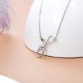 wholesale 925 Sterling Silver Birthstone Stethoscope Necklace Nurse Graduation Gift-0-1