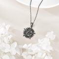 wholesale 925 Sterling Silver Supernatural Anti-Possession Pentagram Sunburst Pendant Necklace-0-3