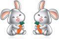 wholesale 925 Sterling Silver Bunny Carrot Stud Earrings for Women Girls Kids Gift-0-0