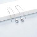 wholesale 925 Sterling Silver Drop Pearl Earring-0-2